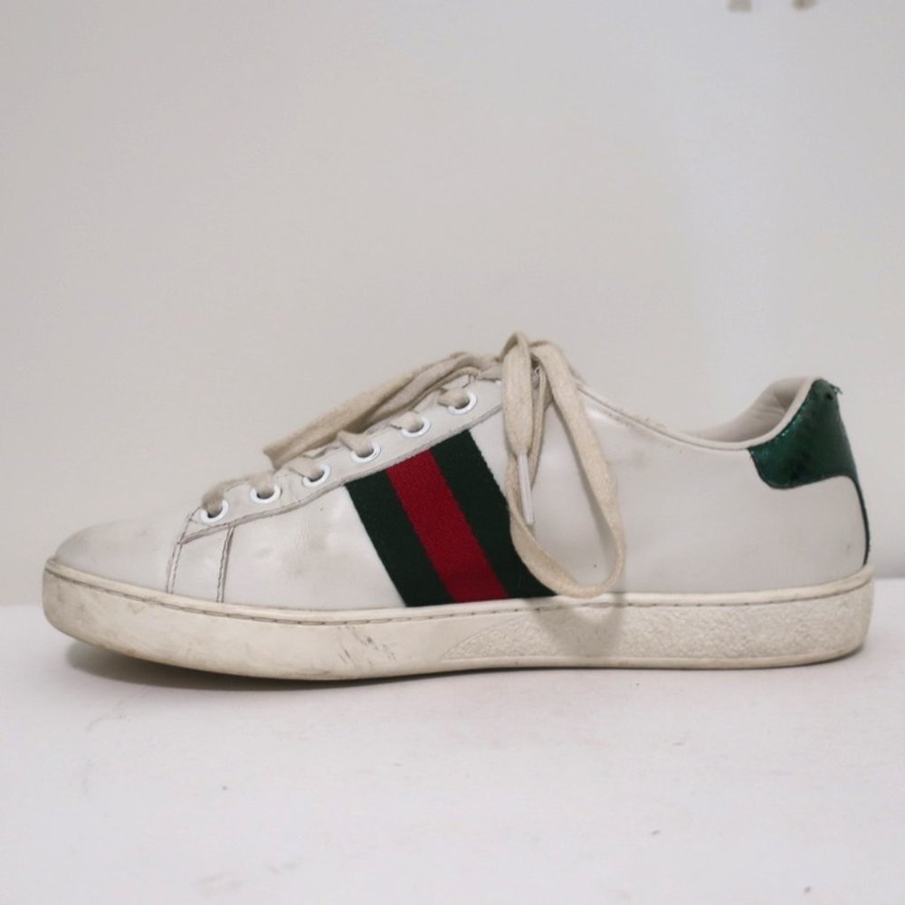 Gucci Ace Safety Pin Low Top Sneakers - Picture 8 of 14